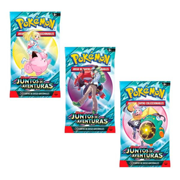 *Pokemon tcg escarlata y púrpura juntos de aventuras sobre suelto