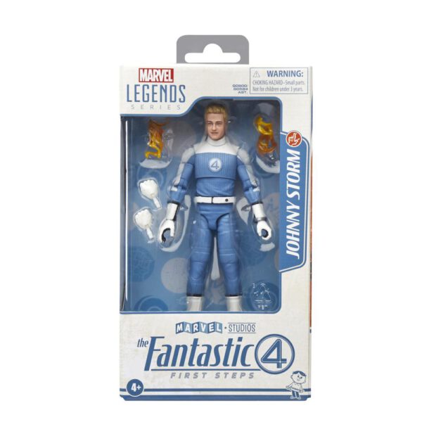 *Figura hasbro marvel legends series los 4 fantasticos: primeros pasos johnny storm