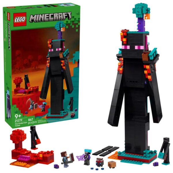 *Lego minecraft la torre de enderman