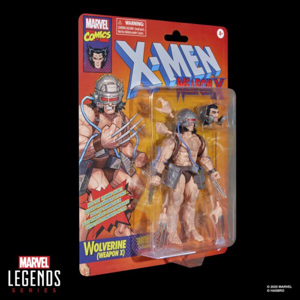 *Figura hasbro marvel comics x - men wolverine weapon x