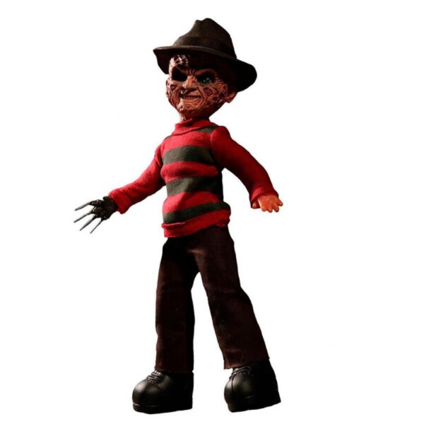 *Figura mezco toyz a nightmare on elm street living dead dolls re - run freddy krueger talking 25cm