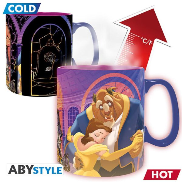 *Taza termica abystyle disney la bella y la bestia 460ml
