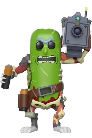 *Funko pop animation vinyl rick y morty pickle rick con laser 9cm