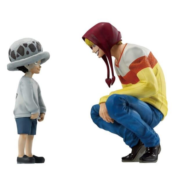 *Figura ichibansho one piece masterlise trafalgar law & corazon (the unbreakable law) 11 - 13cm