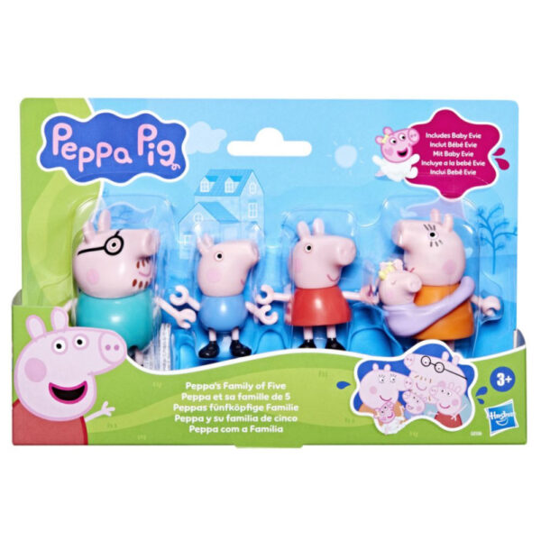 *Pepa pig peppas family pack 5 figuras
