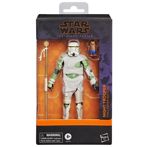 *Figura hasbro star wars the black series night trooper (halloween edition)