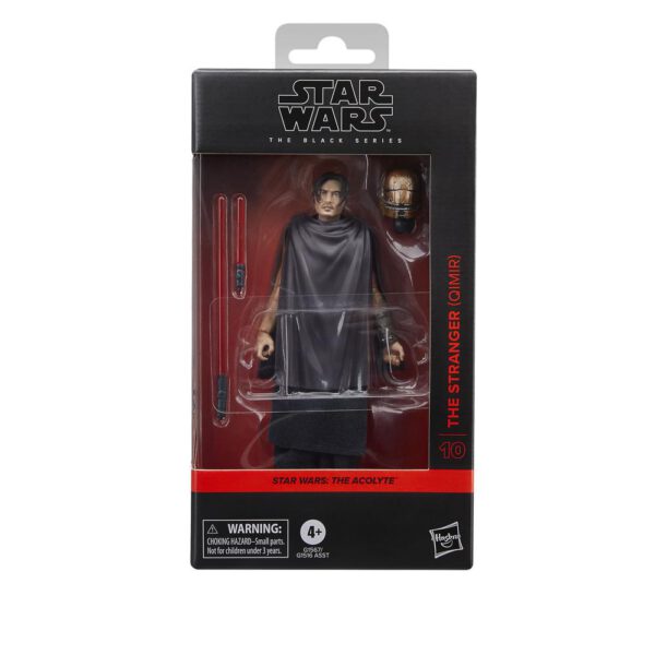 *Figura hasbro star wars: the acolyte the black series the stranger (qimir)