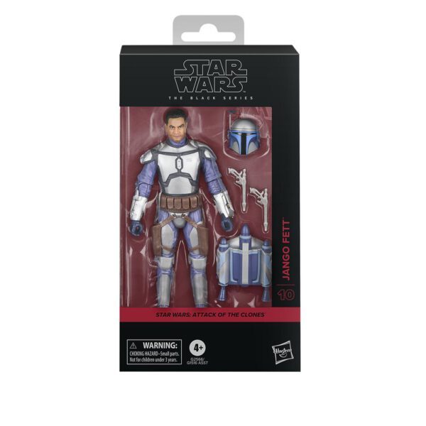 *Figura hasbro star wars the black series attack of the clones jango fett