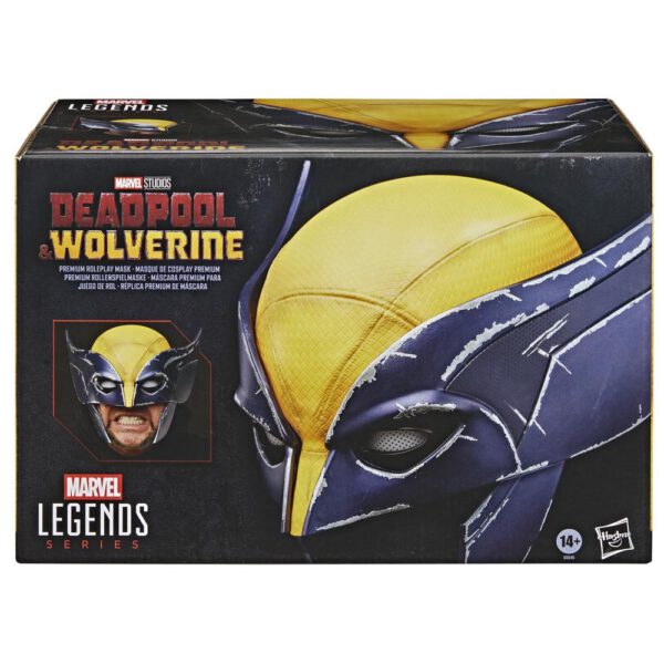 *Réplica casco premium hasbro marvel tudios deadpool & wolverine -  wolverine