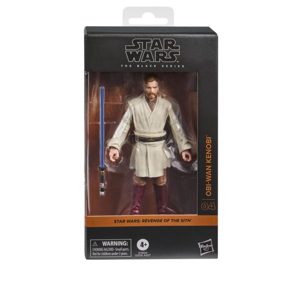 *Figura hasbro star wars the black series revenge of the sith obi - wan kenobi
