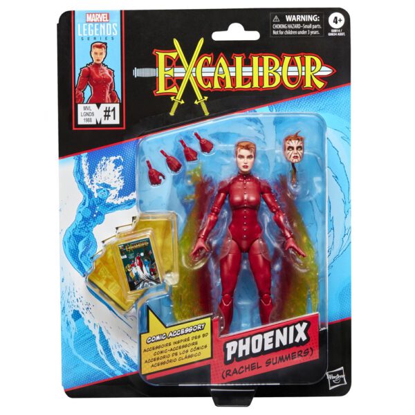 *Figura hasbro marvel legends series excalibur phoenix (rachel summers)