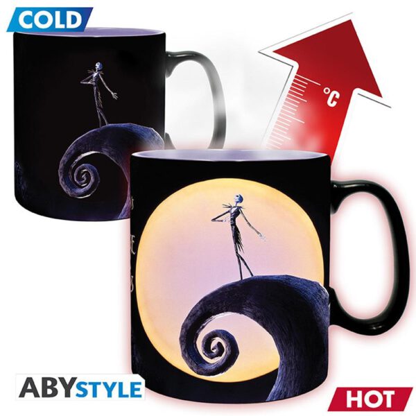 *Taza termica abystyle pesadilla antes de navidad jack y la luna 460ml
