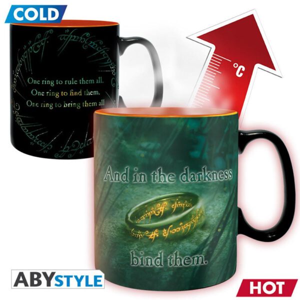 *Taza termica abystyle el señor de los anillos sauron 460ml