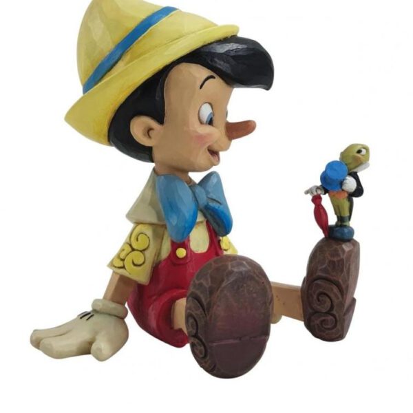 *Figura enesco disney pinocchio sentado & pepito grillo