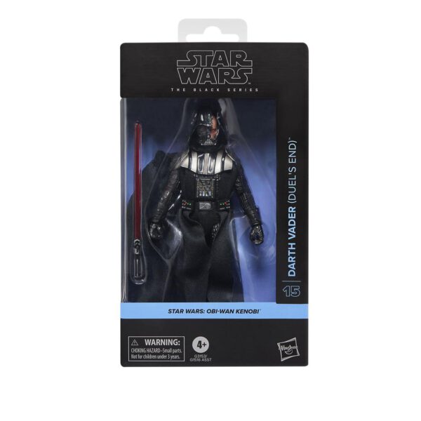 *Figura hasbro star wars the black series obi - wan kenobi darth vader (duel's end)