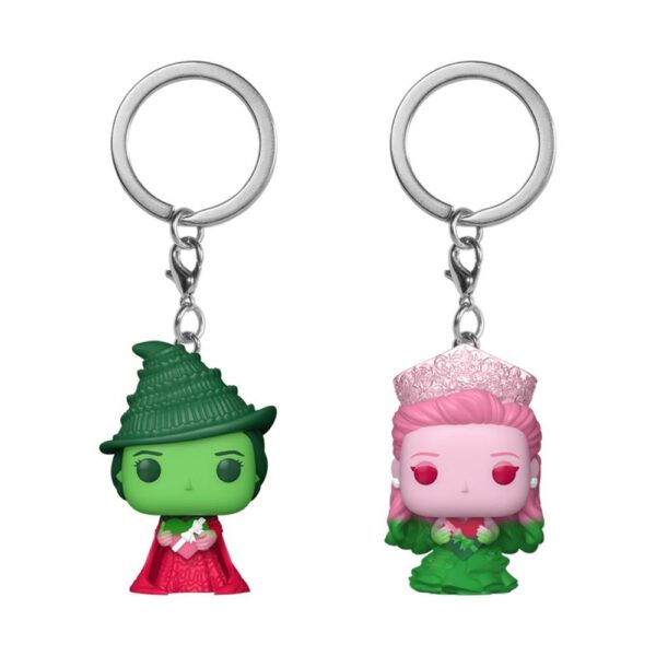 *Funko pop keychain llavero cine wicked elphaba thropp & glinda upland