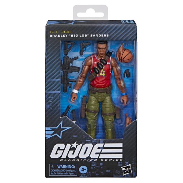 *Figura hasbro g.i. joe classified series bradley  pulgadasbig lob pulgadas sanders