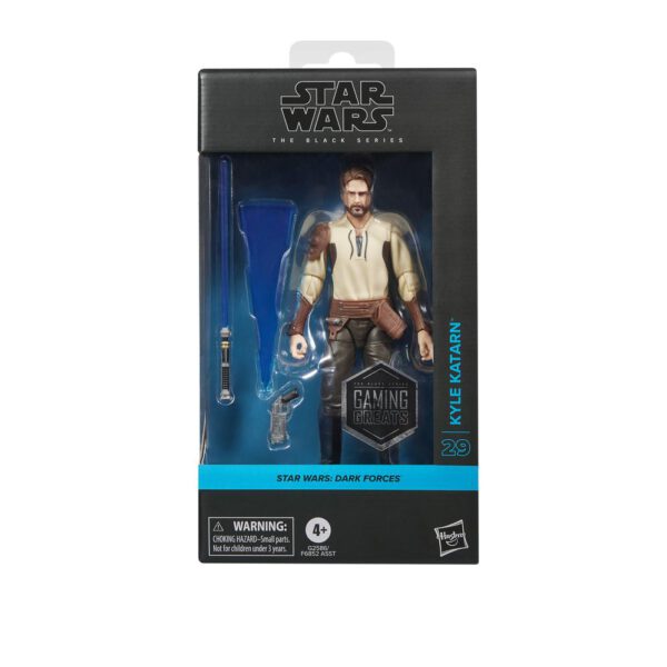 *Figura hasbro star wars: dark forces the black series kyle katarn