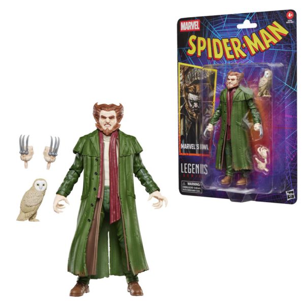 *Figura hasbro marvel legends series spider - man marvel's owl
