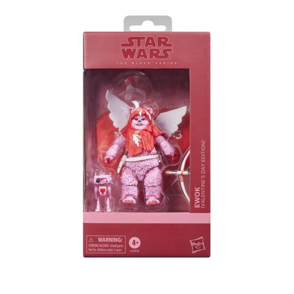 *Figura hasbro star wars the black series ewok (valentiine's day edition)