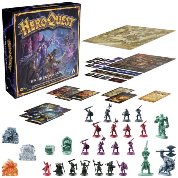 *Juego de mesa hasbro heroquest wizards of morcar