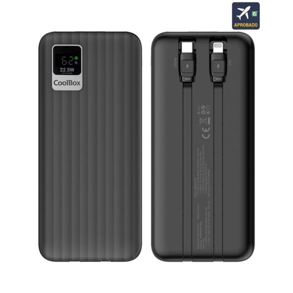 *Powerbank dp10 coolbox 10000mah negro