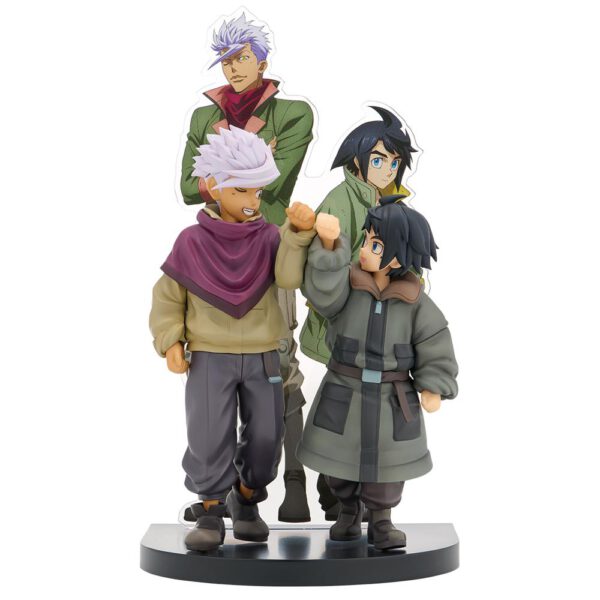 *Figure ichibansho mobile suit gundam (iron - blooded orphans) augus mikazuki & itsuka orga 18cm