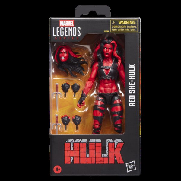 *Figura hasbro marvel legends series hulk red she - hulk