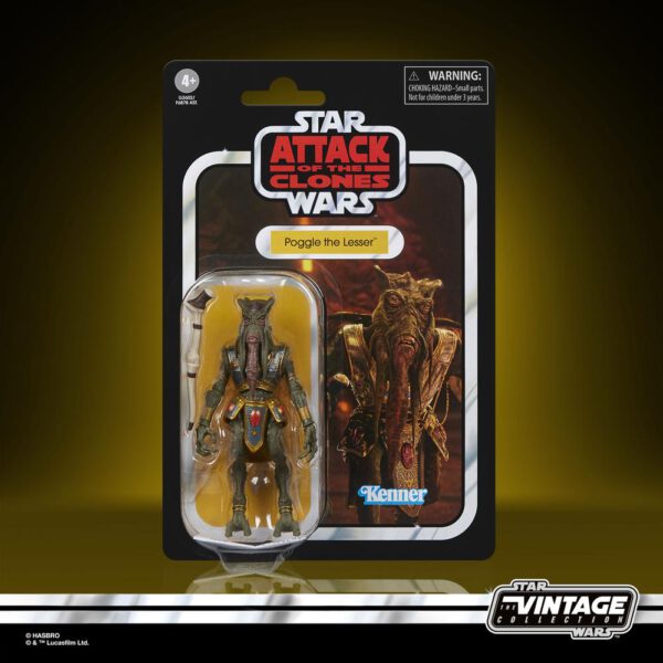 *Figura hasbro star wars attack of the clones poggle the lesser