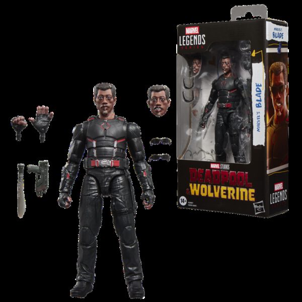 *Figura hasbro marvel legends series deadpool & wolverine -  marvels blade