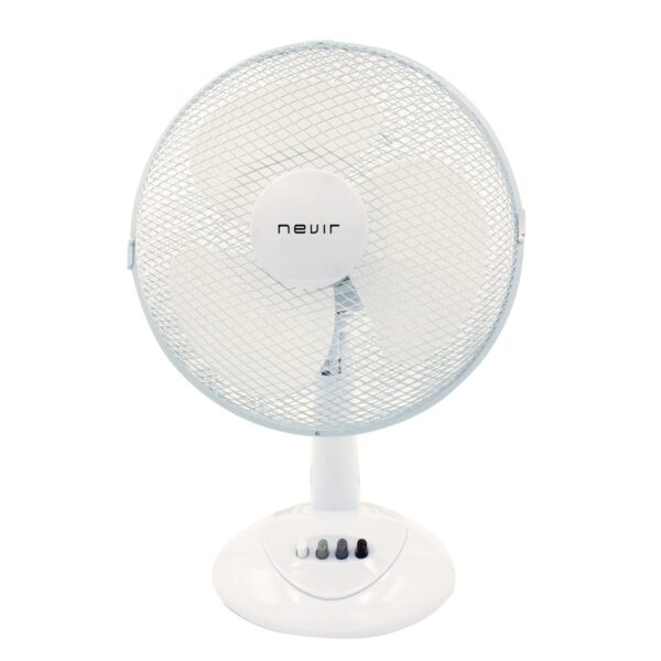 *Ventilador de mesa nevir nvr - vm30 - bt 30cm -  33w -  3 velocidades -  aspas blancas