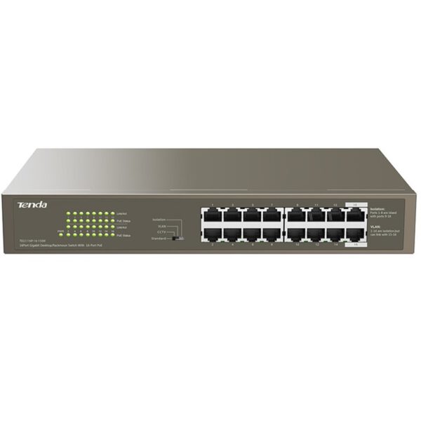 *Switch 16 puertos gigabit ethernet 10 - 100 - 1000 tenda